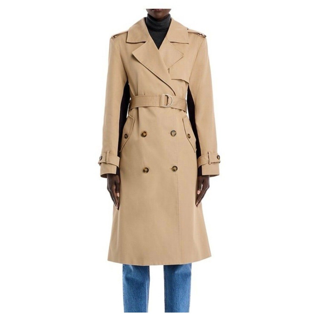 French Connection Tan Trench Coat